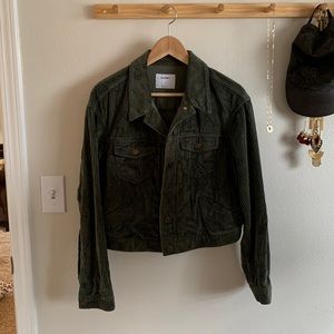 Dark Green Corduroy Jacket